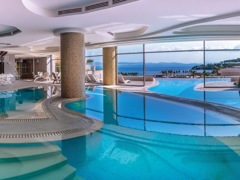 zona SPA din Miraggio SPA Resort din Halkidiki