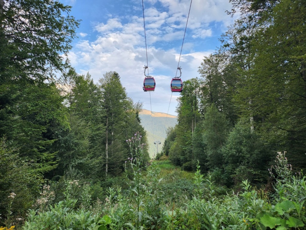 Traseul gondolei din Sinaia