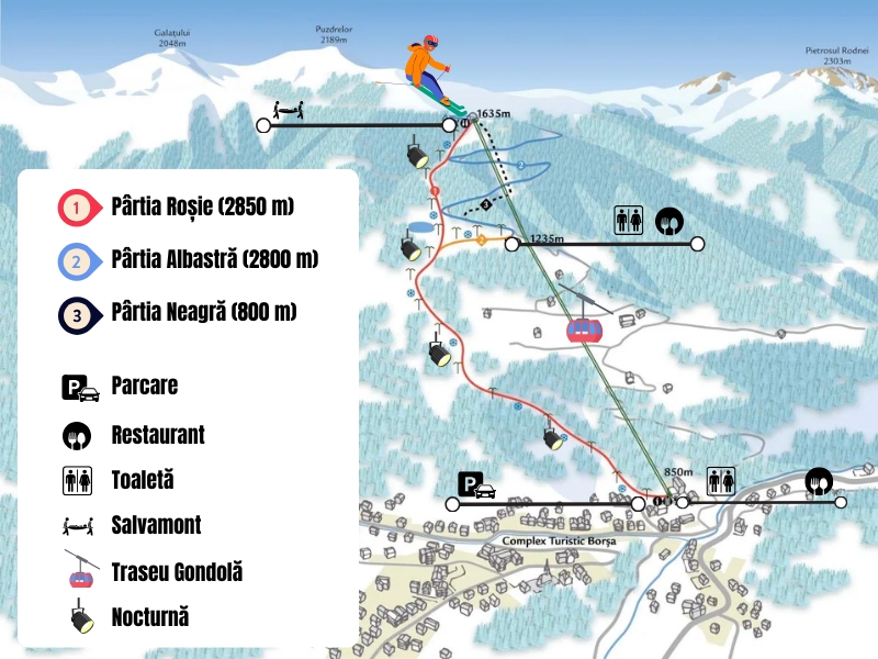 Harta Partia Olimpică Borsa