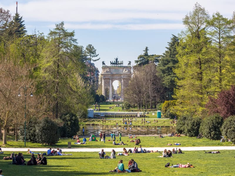 Parcul Sempione din Milano