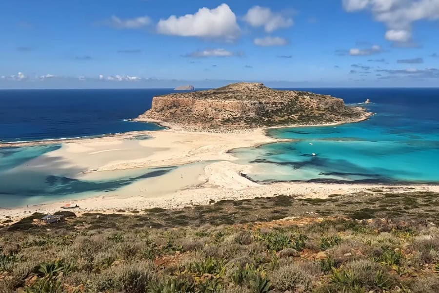 Balos Beach - lagună și plajă