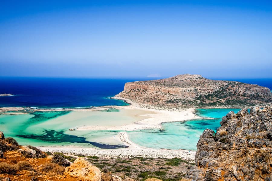 Balos una dintre cele mai frumoase plaje din Creta