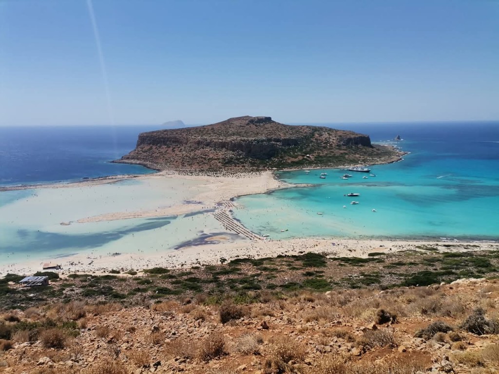 Plaja Balos - una dintre cele mai frumoase plaje din Creta