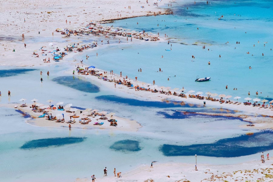 șezlonguri plaja Balos
