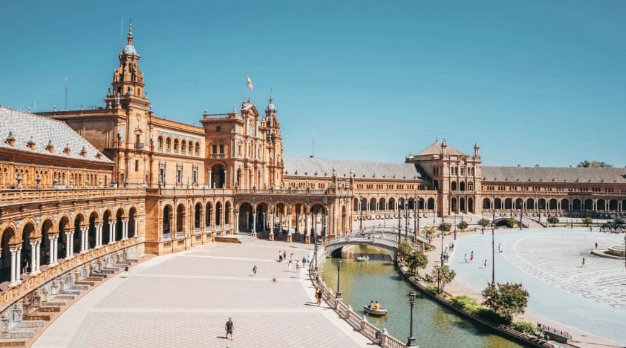Plaza de Espana din Sevilla