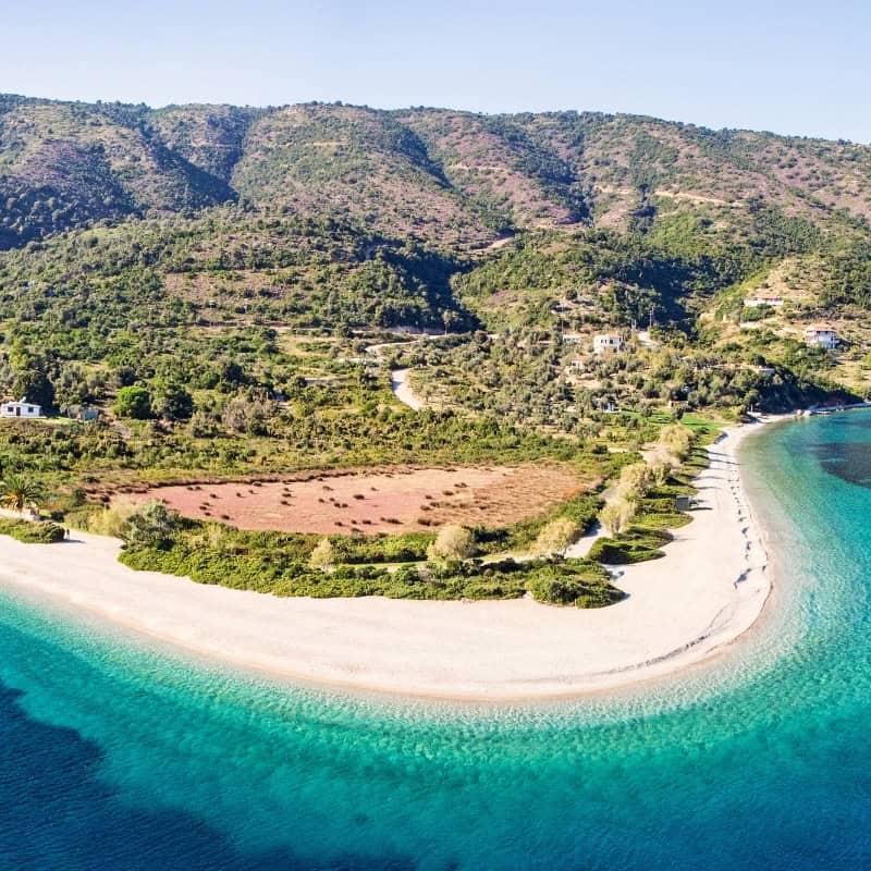 Plaja Agios Dimitrios din Alonissos