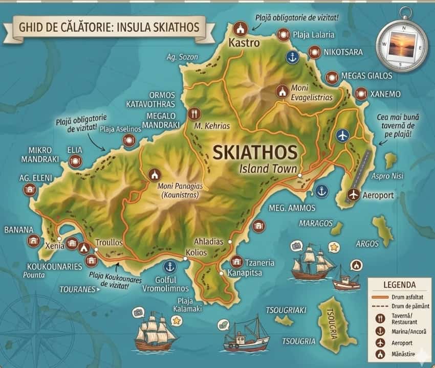 Harta Skiathos