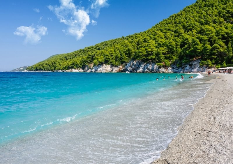 Plaja Kastani din Skopelos