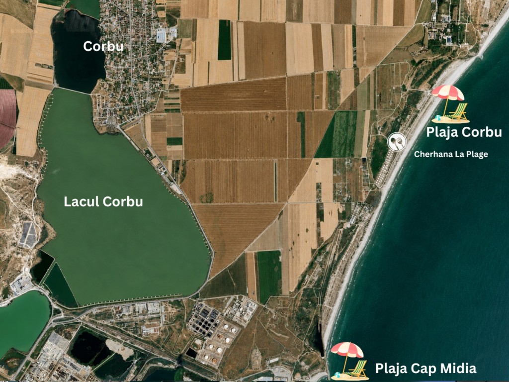 Harta Plaja Corbu
