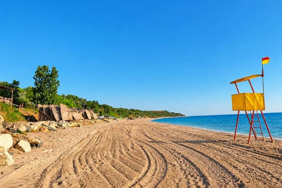 Cum arată plaja Tuzla